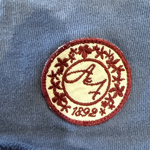 Abercrombie & Fitch Navy Mini Skirt with Logo Patch - Picture 4 of 8